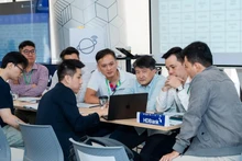 A startup presents innovative solutions to address real-world business challenges.