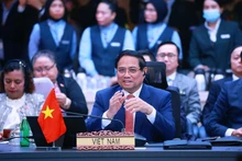 PM Pham Minh Chinh speaks at the summit (Photo: VNA)