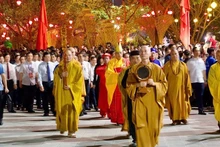 The ceremony commemorating the 725th anniversary of the passing of national hero Tran Quoc Tuan.