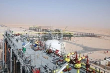The processing facility at the Bir Seba oil field project, a symbol of Viet Nam–Algeria cooperation.