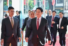 State President Luong Cuong attends the anniversary event.