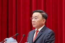 Politburo member and Permanent member of the Party Central Committee’s Secretariat Tran Cam Tu speaks at the conference on March 17. (Photo: VNA)