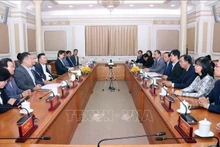 At the working session between Ho Chi Minh City and a visiting delegation from Daejeon of the Republic of Korea on March 10, 20206. (Photo: VNA)