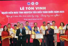 Blood donors honoured for lifesaving contributions