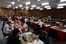 At the first competition day of the tournament (Photo: VNA)
