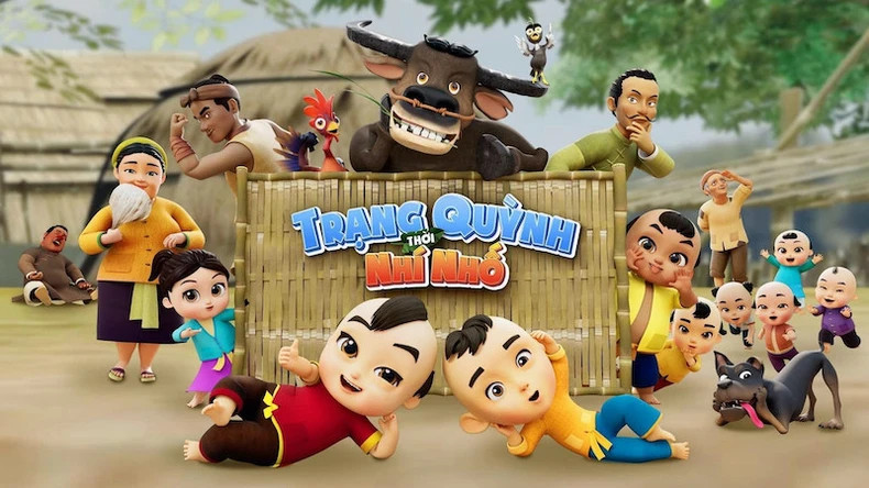 The animated film titled “Trang Quynh thoi nhi nho” (Trang Quynh in the funny days), which is an animated film produced using modern 3D technology, is imbued with Vietnamese culture. (Photo: Internet)
