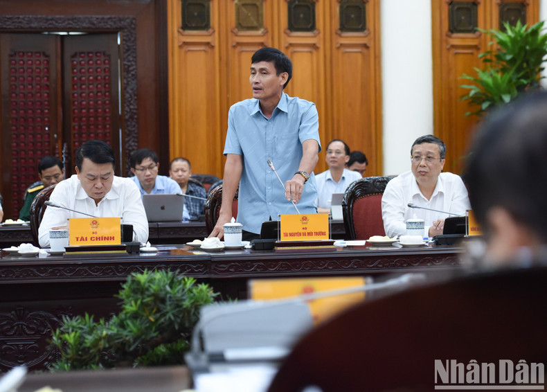 A representative from the Ministry of Natural Resources and Environment speaks.