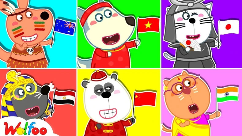 Wolfoo and his friends create an animated series that attracts children around the world.