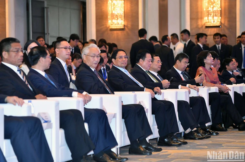 PM Pham Minh Chinh and other delegates attend the conference. (Photo: NDO) PM Pham Minh Chinh and other delegates attend the conference. (Photo: NDO)