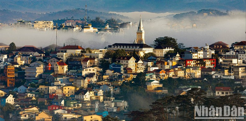 With many beautiful check-in spots, Da Lat has become a particularly popular destination for young people in recent times. (Photo: Dang Van An)