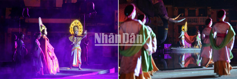 Champa group's King Che Man takes his wife to the palace with the most solemn ceremonies.