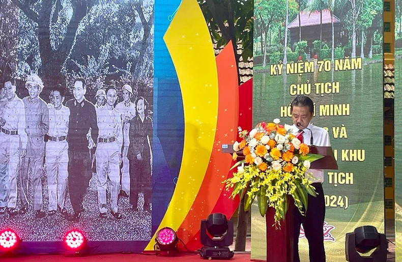 Deputy Minister of Culture, Sports, and Tourism Hoang Dao Cuong speaks at the ceremony. (Photo: TRANG ANH) Deputy Minister of Culture, Sports, and Tourism Hoang Dao Cuong speaks at the ceremony. (Photo: TRANG ANH)