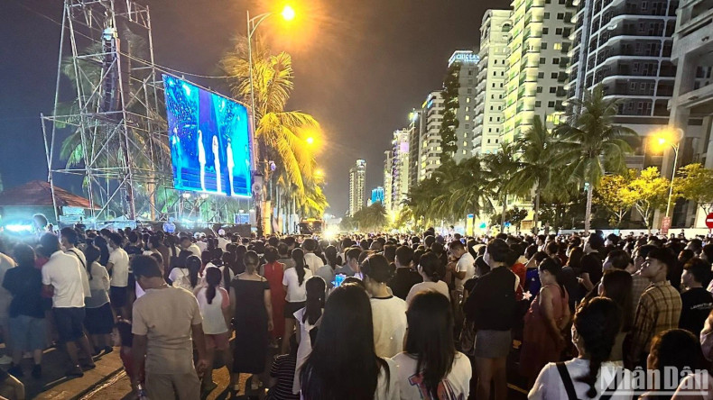 Young people participating in the Enjoy Da Nang 2024 festivities. (Photo: ANH DAO) Young people participating in the Enjoy Da Nang 2024 festivities. (Photo: ANH DAO)