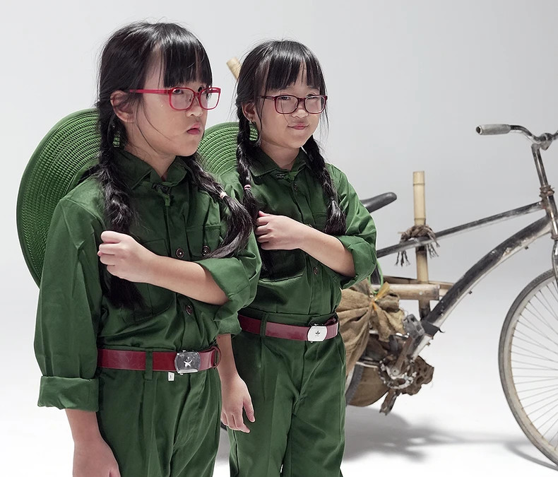 The Vietnamese children are featured in the music video.