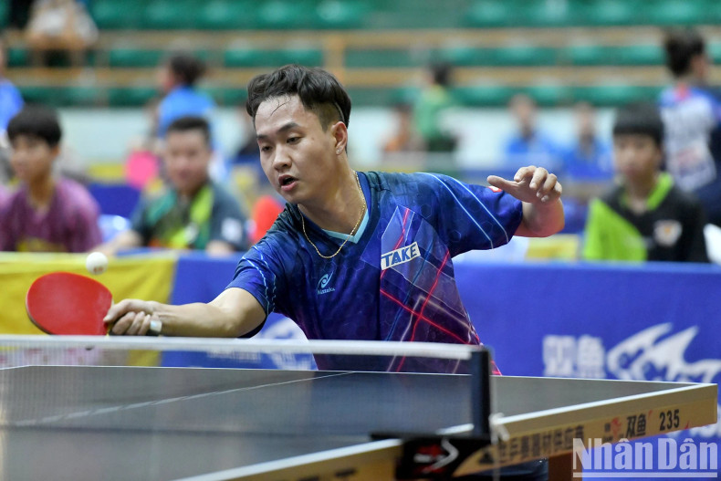 Player Minh Vu, from the Times City team, participates in the tournament for the first time, leaving certain impressions. Player Minh Vu, from the Times City team, participates in the tournament for the first time, leaving certain impressions.