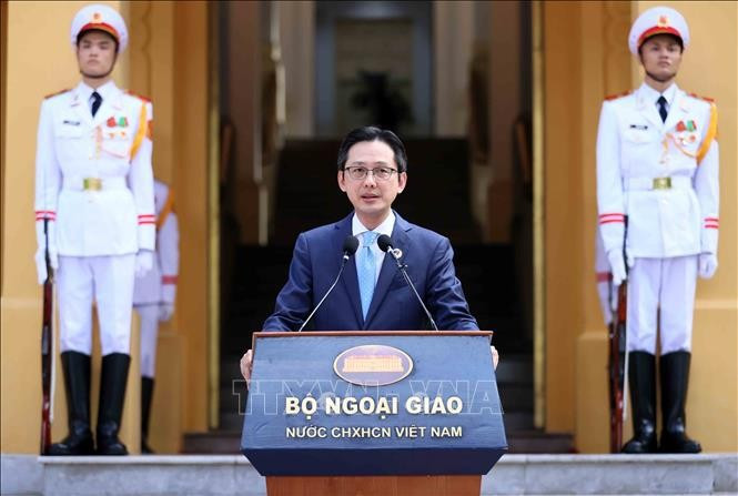 Deputy Foreign Minister Do Hung Viet speaks at the event. (Photo: VNA) Deputy Foreign Minister Do Hung Viet speaks at the event. (Photo: VNA)