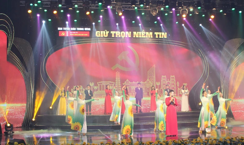 A performance at the programme.