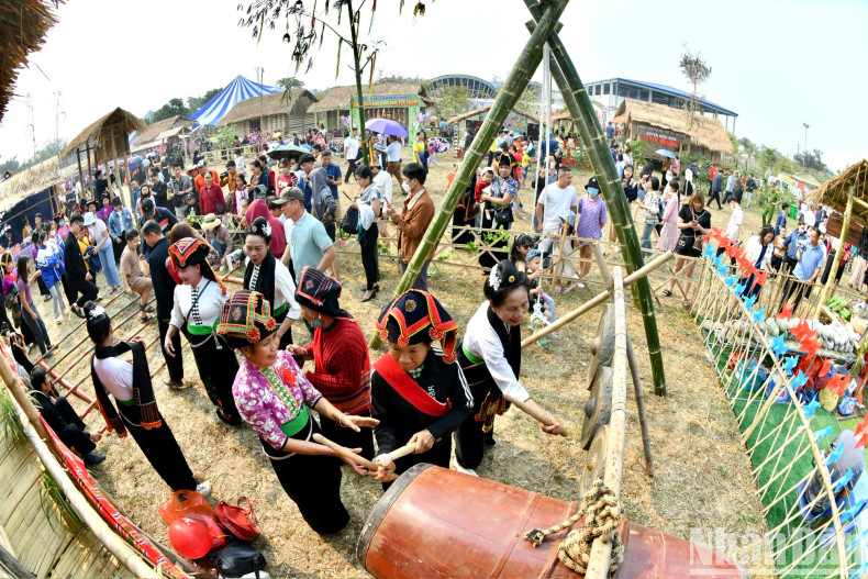 Cultural space of Thai ethnic people in Dien Bien Province.