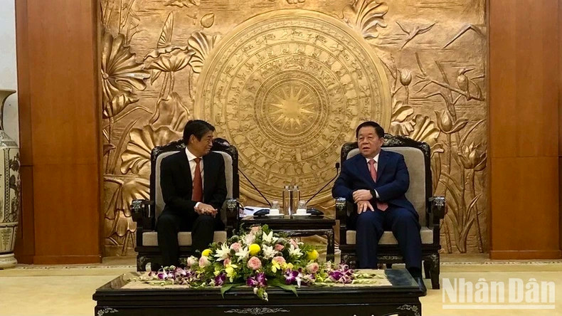 At a reception for Japanese Ambasador Ito Naoki (Photo: NDO) At a reception for Japanese Ambasador Ito Naoki (Photo: NDO)