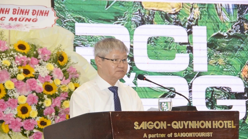 Vo Tan Thanh, Vice Chairman of the VCCI, speaks at the event. Vo Tan Thanh, Vice Chairman of the VCCI, speaks at the event.