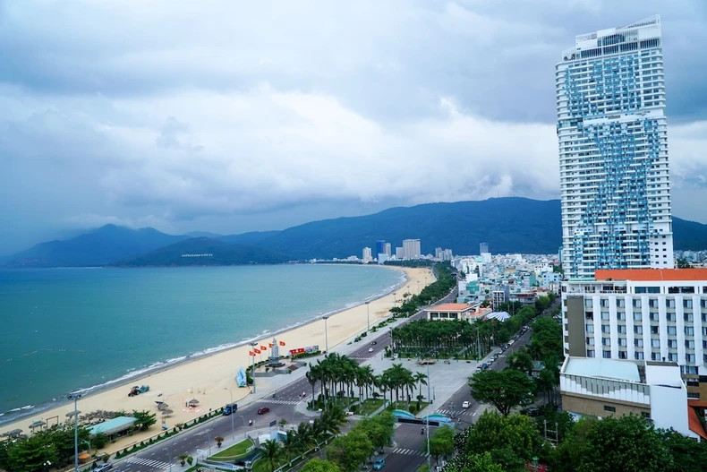 Quy Nhon Beach in Binh Dinh Province. Quy Nhon Beach in Binh Dinh Province.