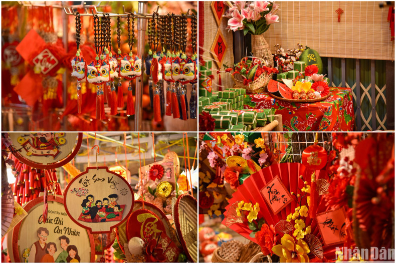 As the Lunar New Year approaches, people's shopping demands increase, so Hang Ma Street is always bustling with buyers and sellers. As the Lunar New Year approaches, people's shopping demands increase, so Hang Ma Street is always bustling with buyers and sellers.