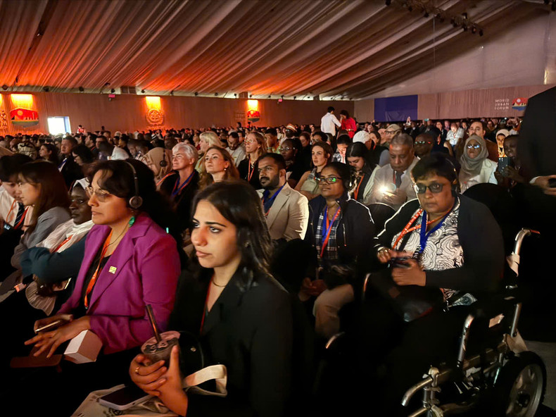 Delegates attending the WUF12 opening session. (Photo: Thanh Binh) Delegates attending the WUF12 opening session. (Photo: Thanh Binh)