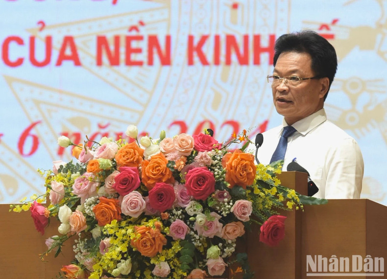 Chairman of the Board of Members of Vietnam Railway Corporation Dang Sy Manh at the event. Chairman of the Board of Members of Vietnam Railway Corporation Dang Sy Manh at the event.