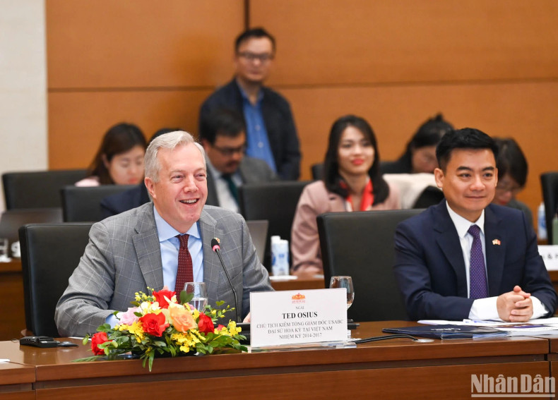 The USABC’s President and CEO Ted Osius speaks at the event.