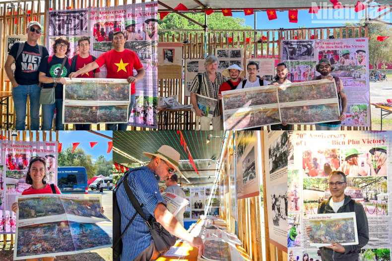 Many visitors are impressed by the special supplement in the May 7, 2024, issue of the Nhan Dan Newspaper, featuring a panorama painting on the Dien Bien Phu Campaign. They praised this creative media effort for helping international friends gain a deeper understanding of the heroic history of the Vietnamese people.