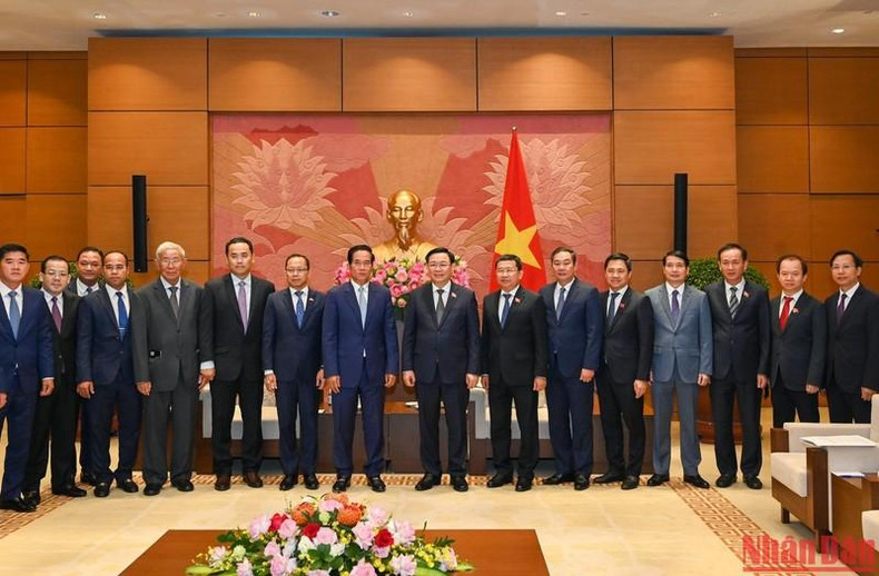 The delegates at the reception (Photo: NDO) The delegates at the reception (Photo: NDO)