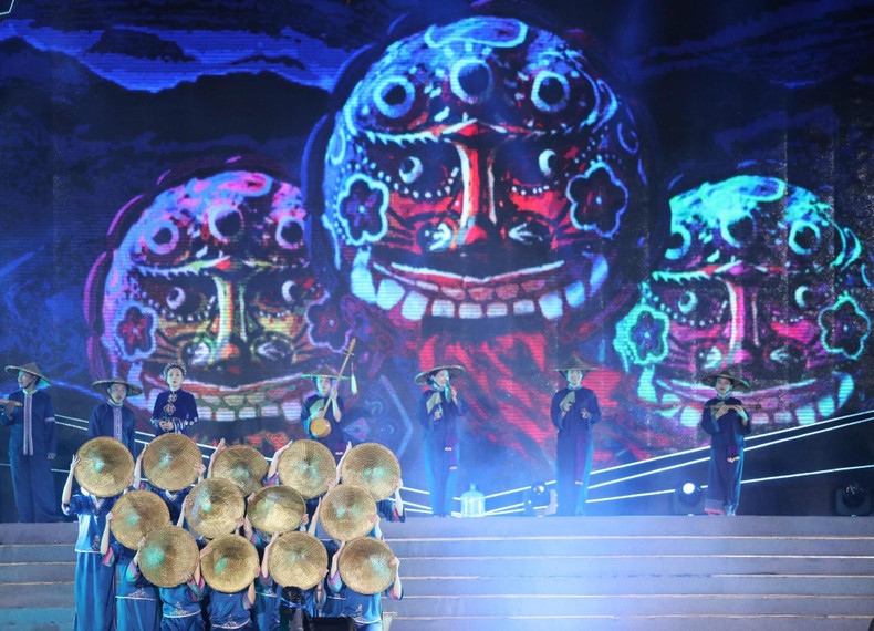 An art performance at the programme