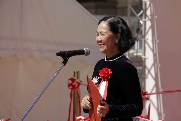 Politburo member Truong Thi Mai speaks at the Vietnam Festival in Sapporo. (Photo: VNA) Politburo member Truong Thi Mai speaks at the Vietnam Festival in Sapporo. (Photo: VNA)