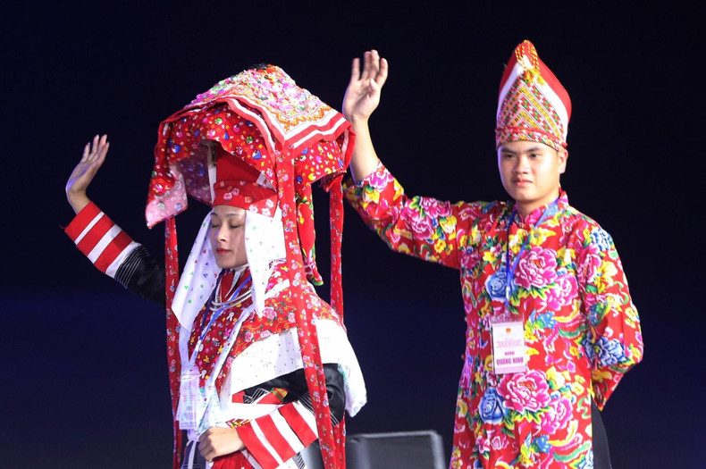 The colourful costumes