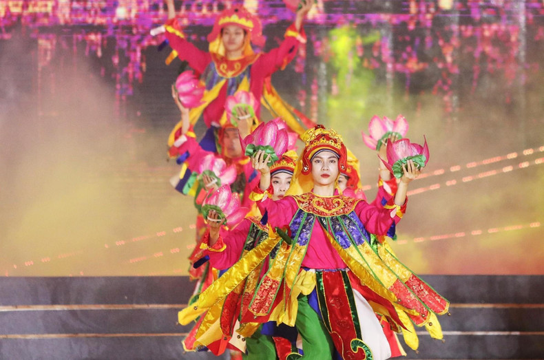 A performance originated from the ritual of Buddhism