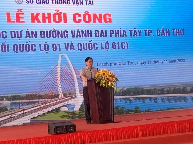 Prime Minister Pham Minh Chinh addresses the ceremony (Photo: NDO)