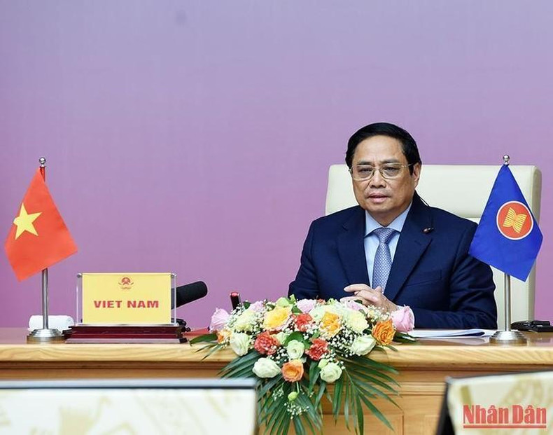 PM Pham Minh Chinh speaks at the event. (Photo: NDO)