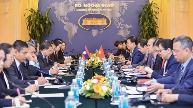 An overview of seventh Vietnam-Laos political consultation (Photo: VNA)