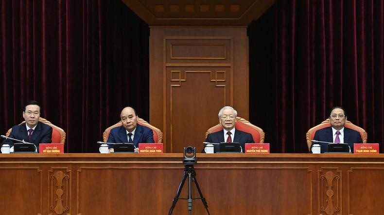 The leaders at the conference (Photo: NDO)