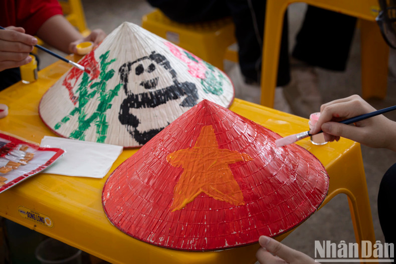 Each student had 10 minutes to decorate their conical hat. Each student had 10 minutes to decorate their conical hat.