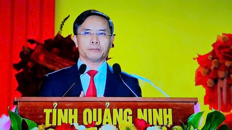 Chairman of Quang Ninh Provincial People’s Committee Pham Duc An speaks at the event. Chairman of Quang Ninh Provincial People’s Committee Pham Duc An speaks at the event.