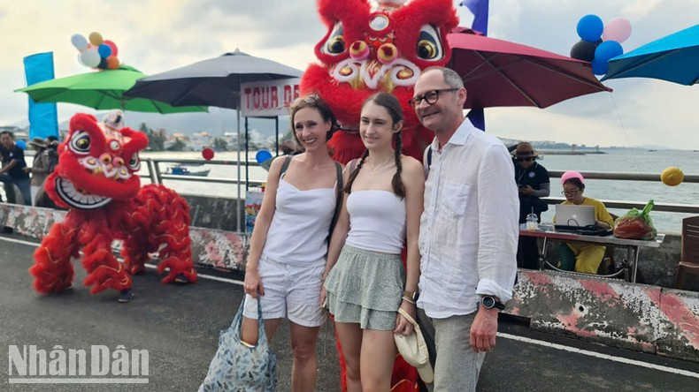 International tourists explore Phu Quoc Island.