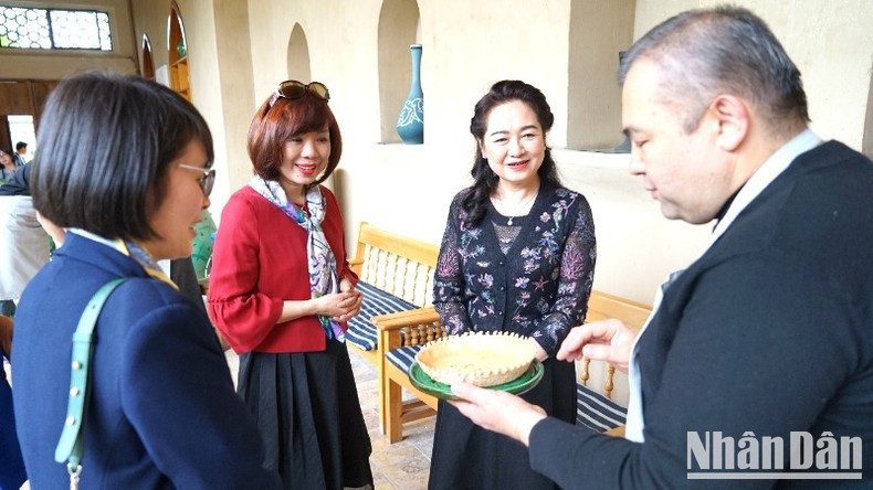 The first traditional ceramic training class in Tashkent, which was located within the Rakhimov family’s ceramic facility, contributes to restoring, preserving, developing, and promoting Uzbekistan's traditional ceramics. The first traditional ceramic training class in Tashkent, which was located within the Rakhimov family’s ceramic facility, contributes to restoring, preserving, developing, and promoting Uzbekistan's traditional ceramics.