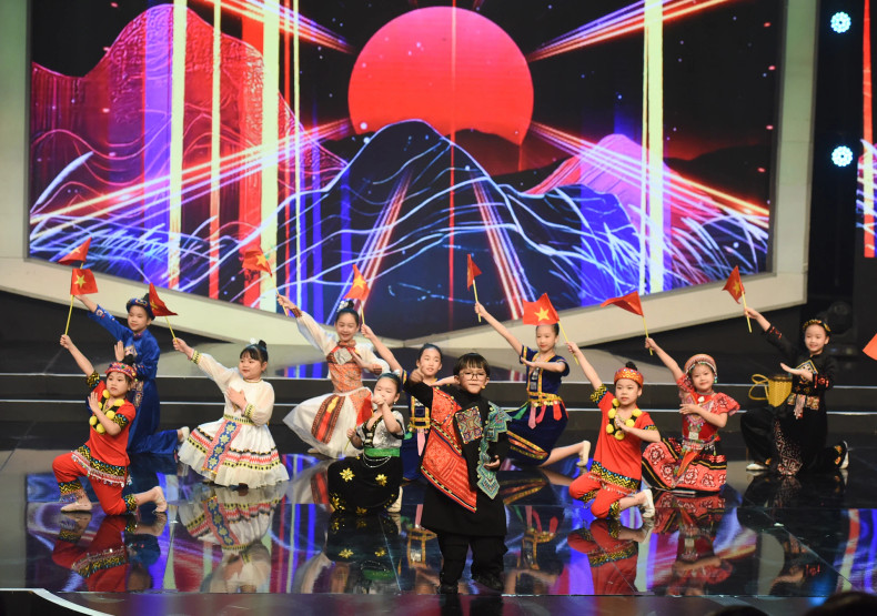 An art performance at the ceremony.