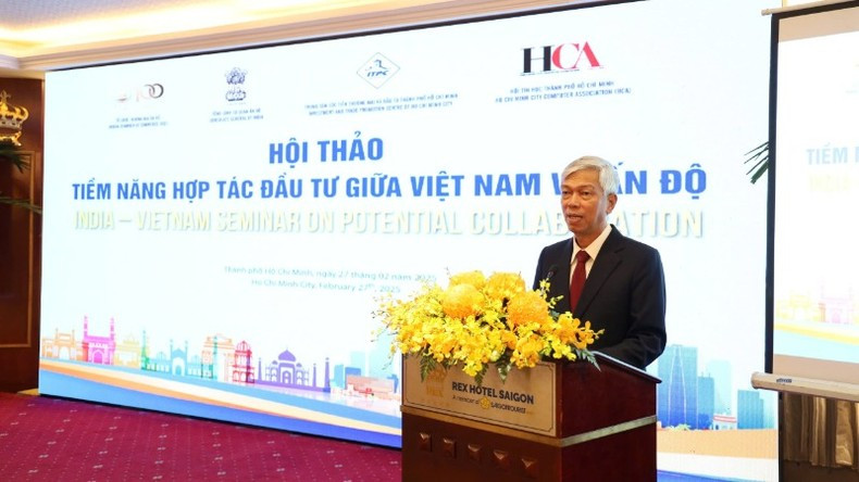 Vice Chairman of the Ho Chi Minh City People’s Committee Vo Van Hoan speaks at the conference. Vice Chairman of the Ho Chi Minh City People’s Committee Vo Van Hoan speaks at the conference.