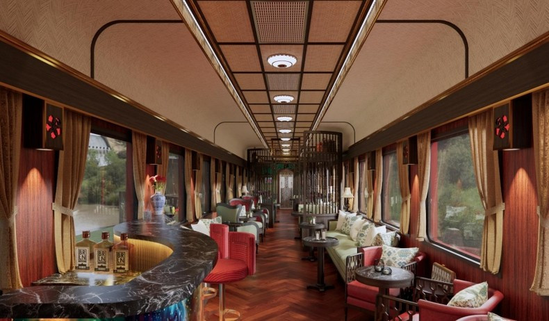 The design for the furniture of the VIP train cars on Hanoi – Hai Phong route