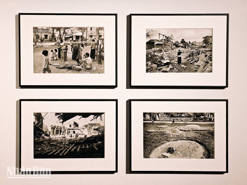 A photo captures the daily life of Hanoi’s residents amidst the relentless bombings.