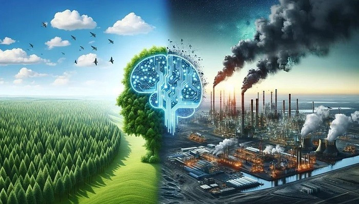 AI development poses certain challenges on environment and resources. (Illustrative image)