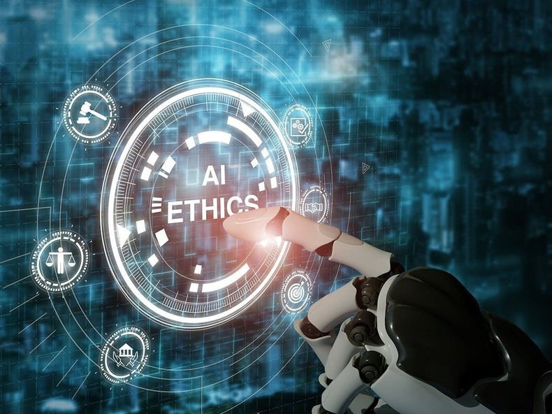 The balance between innovation and AI ethical compliance is a challenge. (Illustrative image)