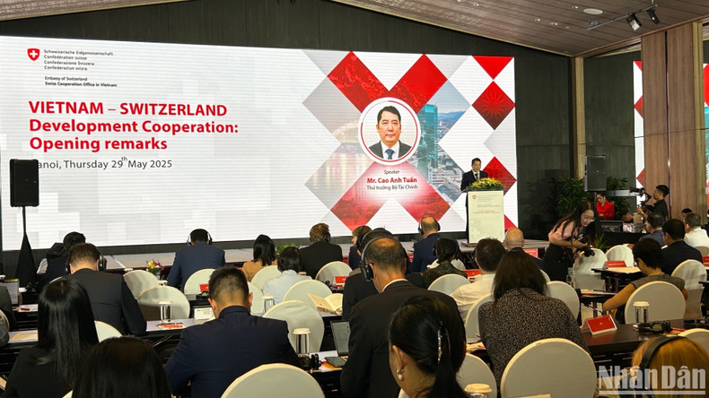 Deputy Minister Cao Anh Tuan speaks at the event. (Photo: HAI YEN) Deputy Minister Cao Anh Tuan speaks at the event. (Photo: HAI YEN)